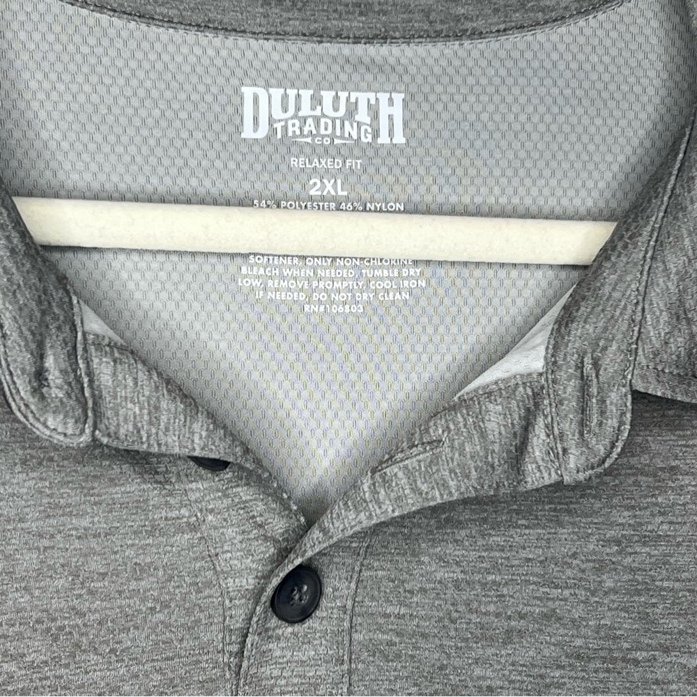 Duluth Trading LOT Polo/Short Sleeve Shirts Men's Size 2XL Relaxed Fit Gray - Picture 11 of 14